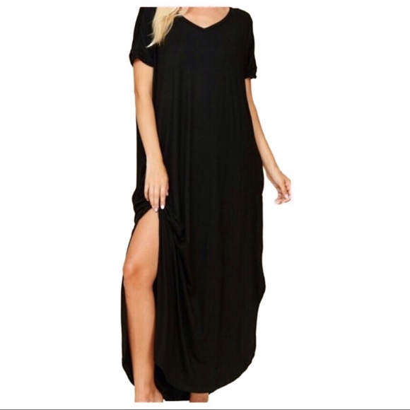 Olive Tree Meadows Dresses & Skirts - FINAL PRICE!🎉 Black Oversized Maxi Dress